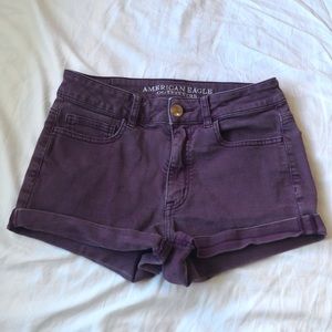 American Eagle Outfitters Maroon Shorts